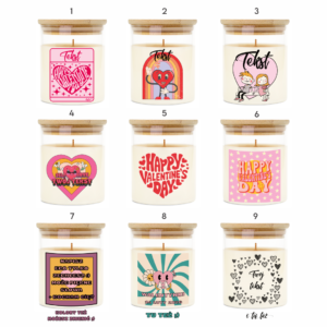 Świeca personalizowana na Walentynki