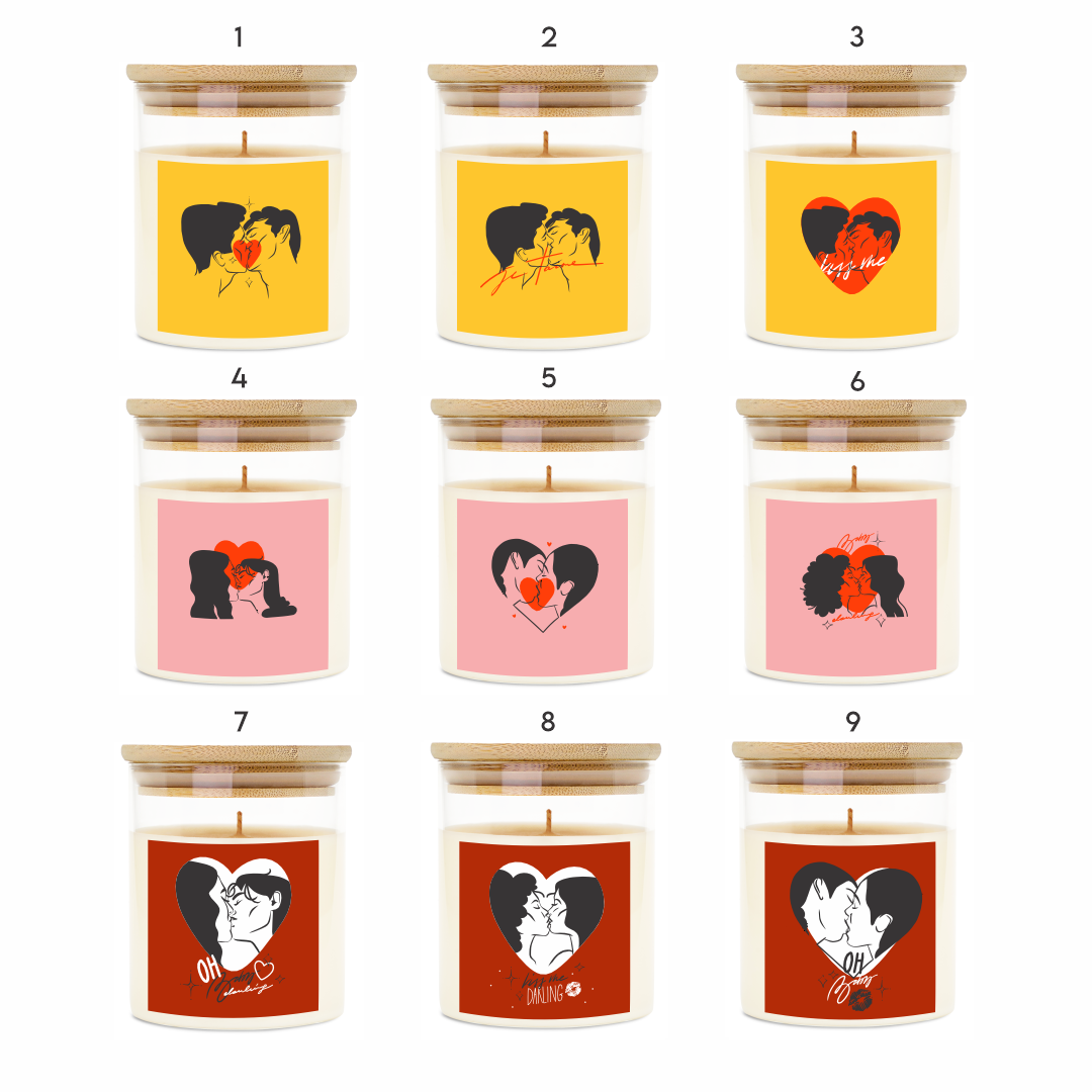 Świeca prezent walentynkowy