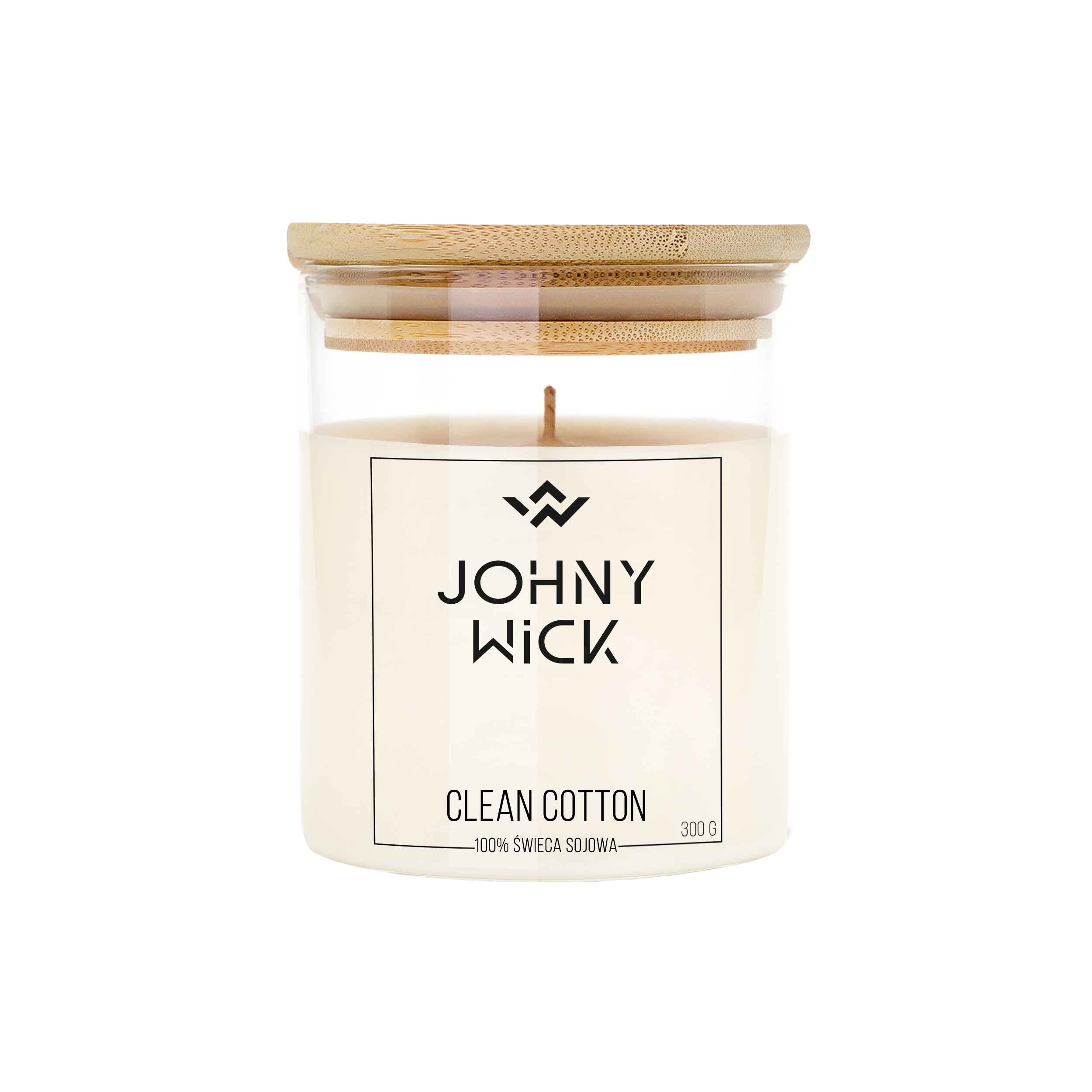 Sojowa świeca zapachowa - Clean cotton - obrazek 2