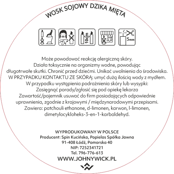 Wosk zapachowy - Dzika mięta - obrazek 4