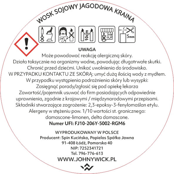 Wosk zapachowy - Jagodowa kraina - obrazek 4