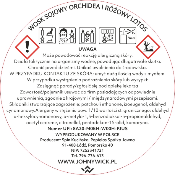 Wosk zapachowy - Orchidea i różowy lotos - obrazek 4