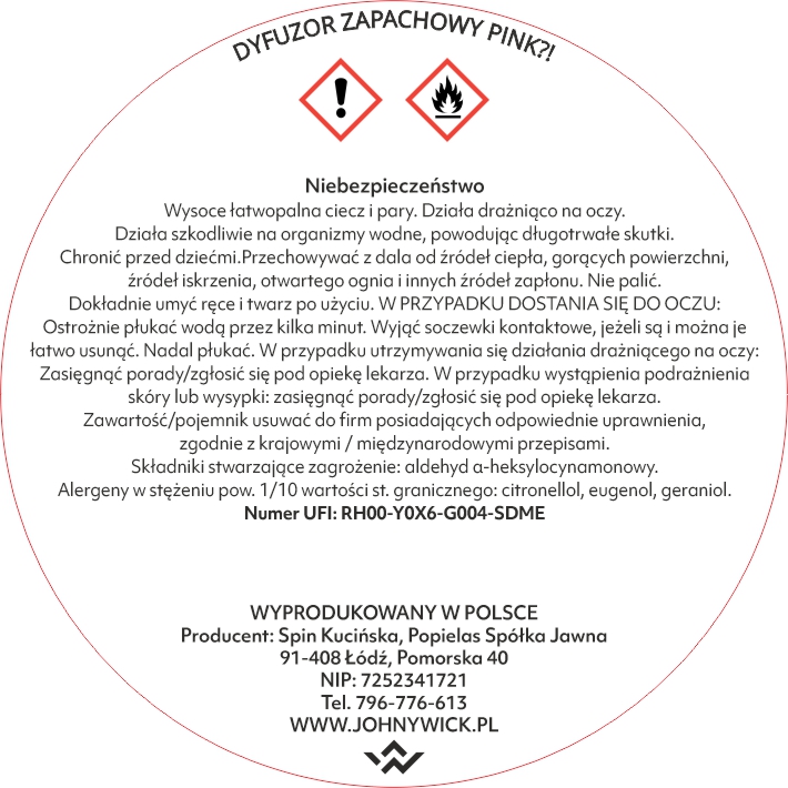 Dyfuzor zapachowy - Pink?! - obrazek 5