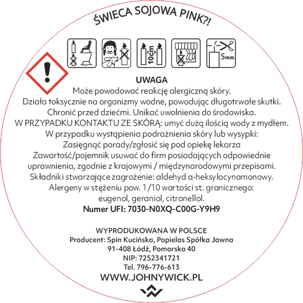 Sojowa świeca zapachowa - Pink?! - obrazek 4