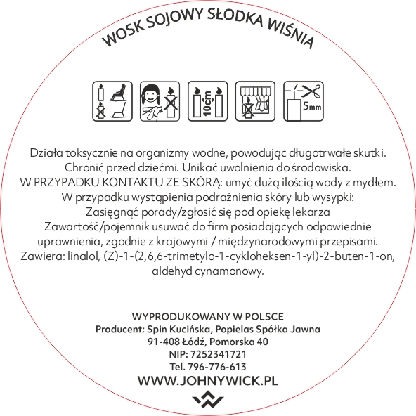 Wosk zapachowy - Słodka wiśnia - obrazek 4